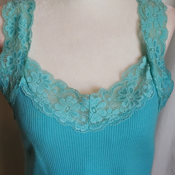 3 for $12 In Demand lace trimmed tank - Picture 2 of 5